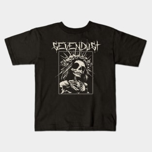 sevendust bride skeleton Kids T-Shirt